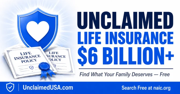 Unclaimed Property Life Insurance - Billions Go Unclaimed