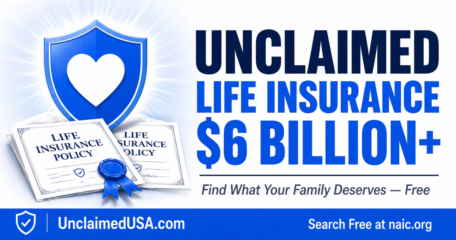 Unclaimed Property Life Insurance - Billions Go Unclaimed