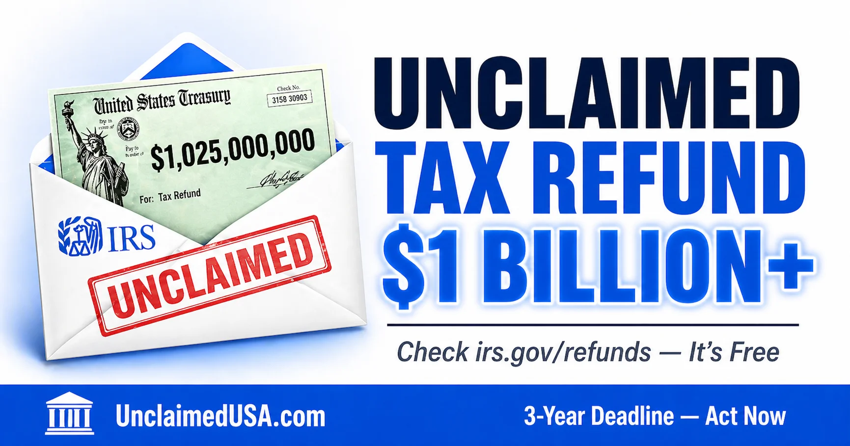 Unclaimed Property Tax Refunds - Find Your IRS Money (2026)